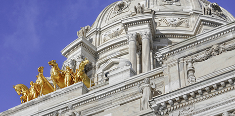 Capitol building and sky